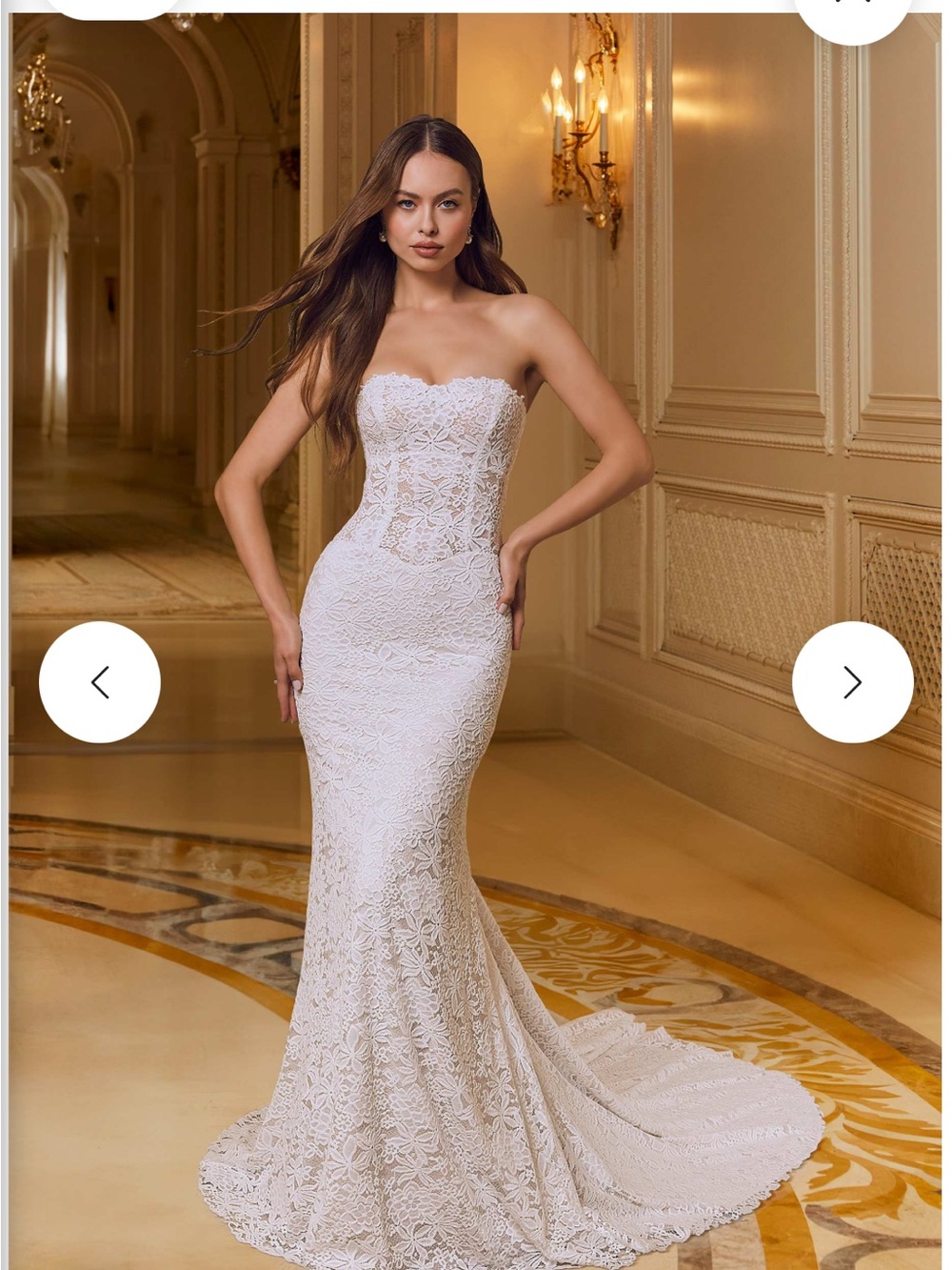 NWT Mori Lee bridal gown Rhiannon Wedding Dress Style 2642 size 6